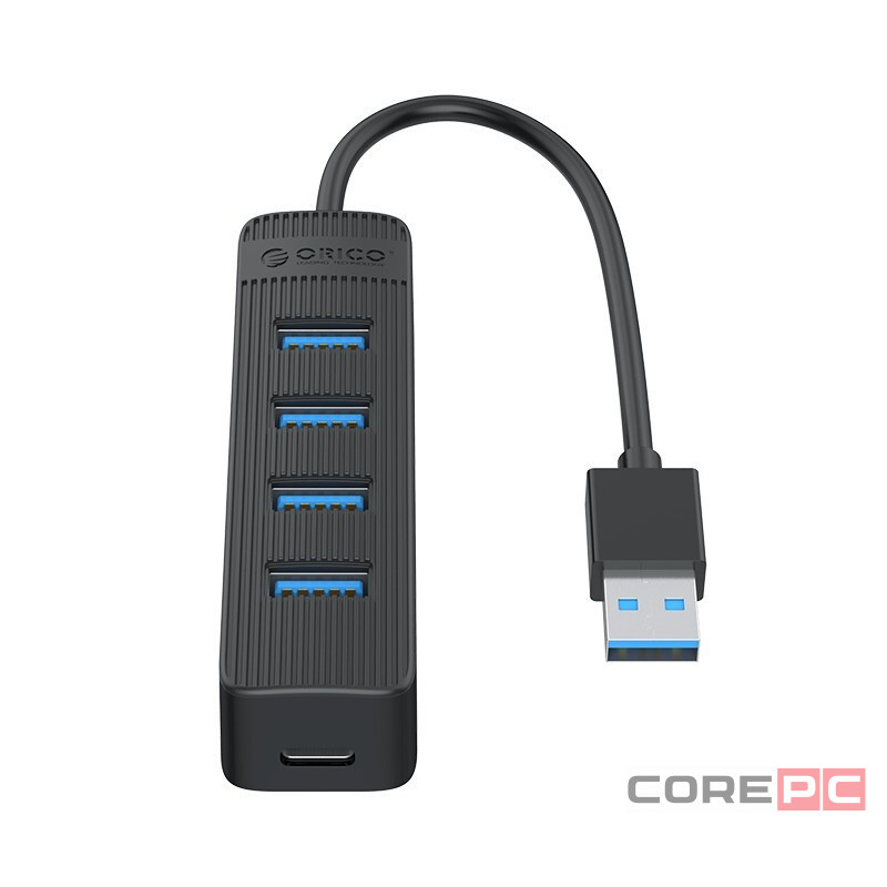 USB3.0 хаб Orico TWU3-4A USB3.0x4 черный