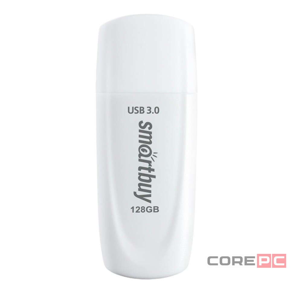 3.0/3.1 USB флеш накопитель SmartBuy 128GB Scout (SB128GB3SCW) белый
