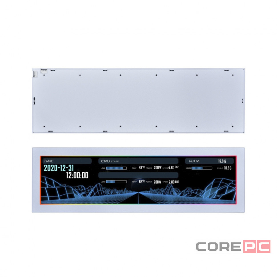LCD дисплей Lian Li 8.8” IPS White (G89.SM088W.R0)