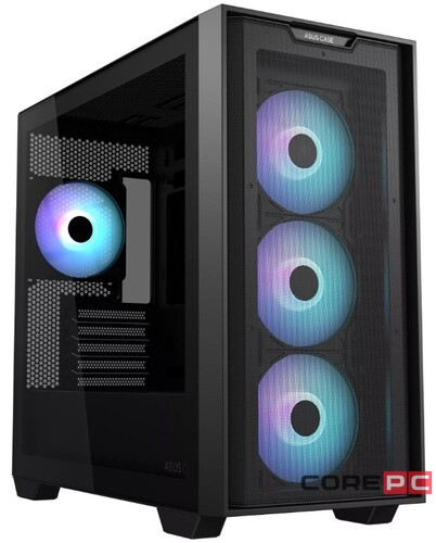 Компьютерный корпус ASUS A21 PLUS TG ARGB Black (90DC00H0-B19010)