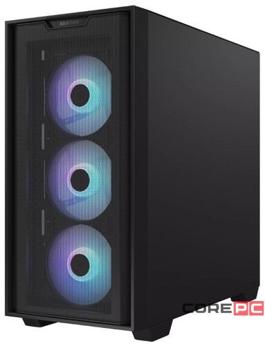 Компьютерный корпус ASUS A21 PLUS TG ARGB Black (90DC00H0-B19010)