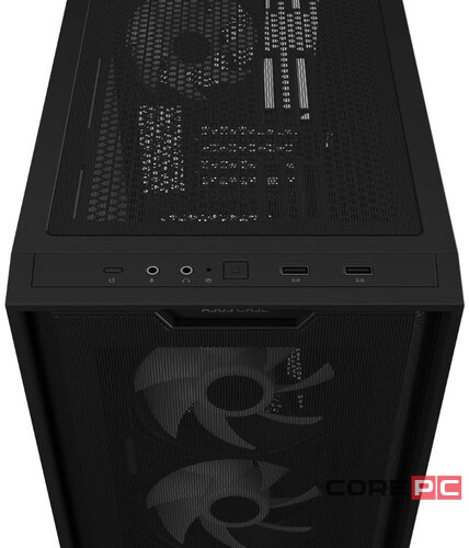 Компьютерный корпус ASUS A21 PLUS TG ARGB Black (90DC00H0-B19010)