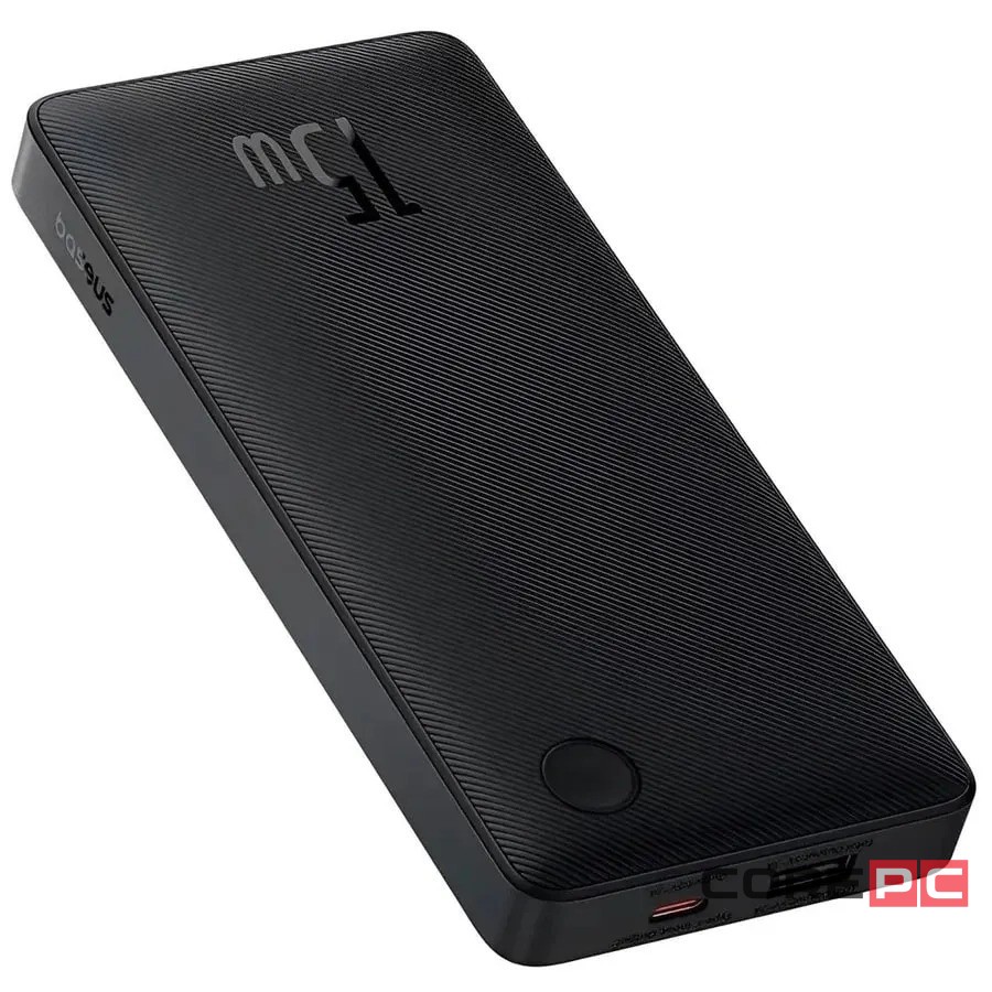 Powerbank Baseus Airpow Lite 10000mAh 1USB/1C 15W (P10067500213-00) чёрный