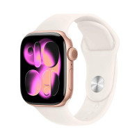 Apple Watch Series 11 46mm Rose Gold Aluminium Case with Light Blush Sport Band (M/L)