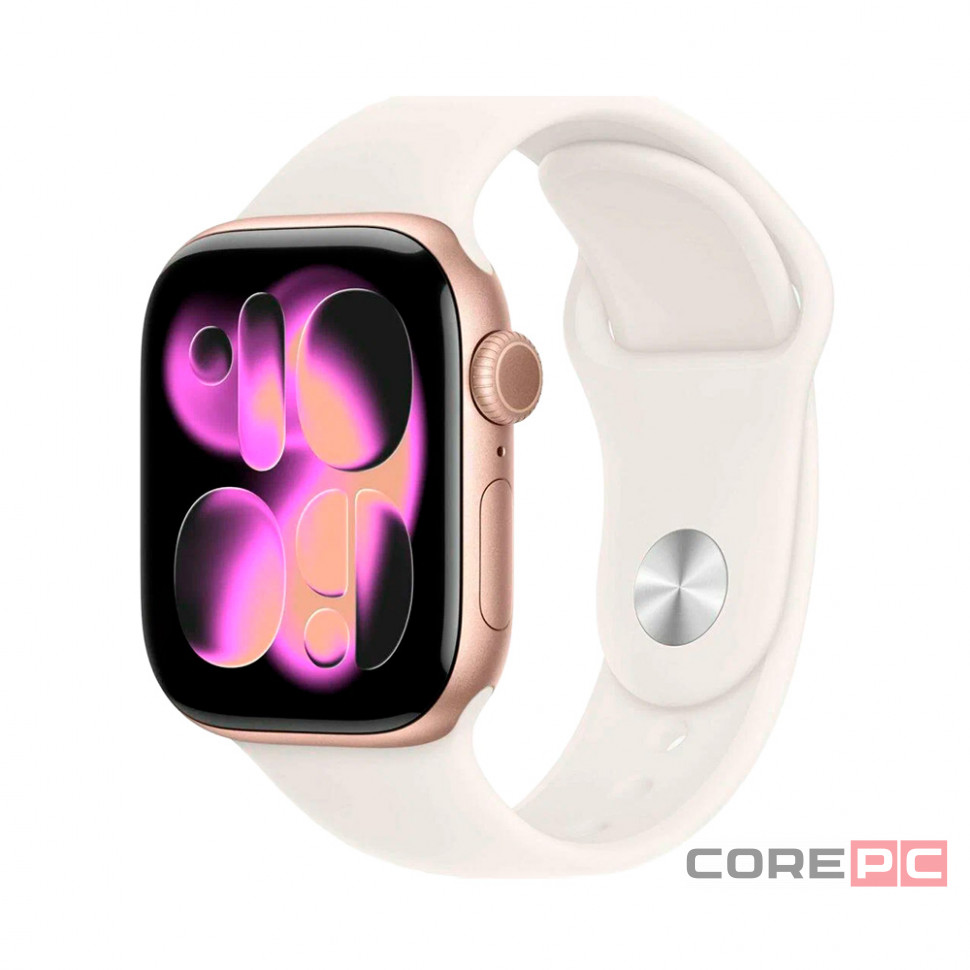 Apple Watch Series 11 46mm Rose Gold Aluminium Case with Light Blush Sport Band (M/L)