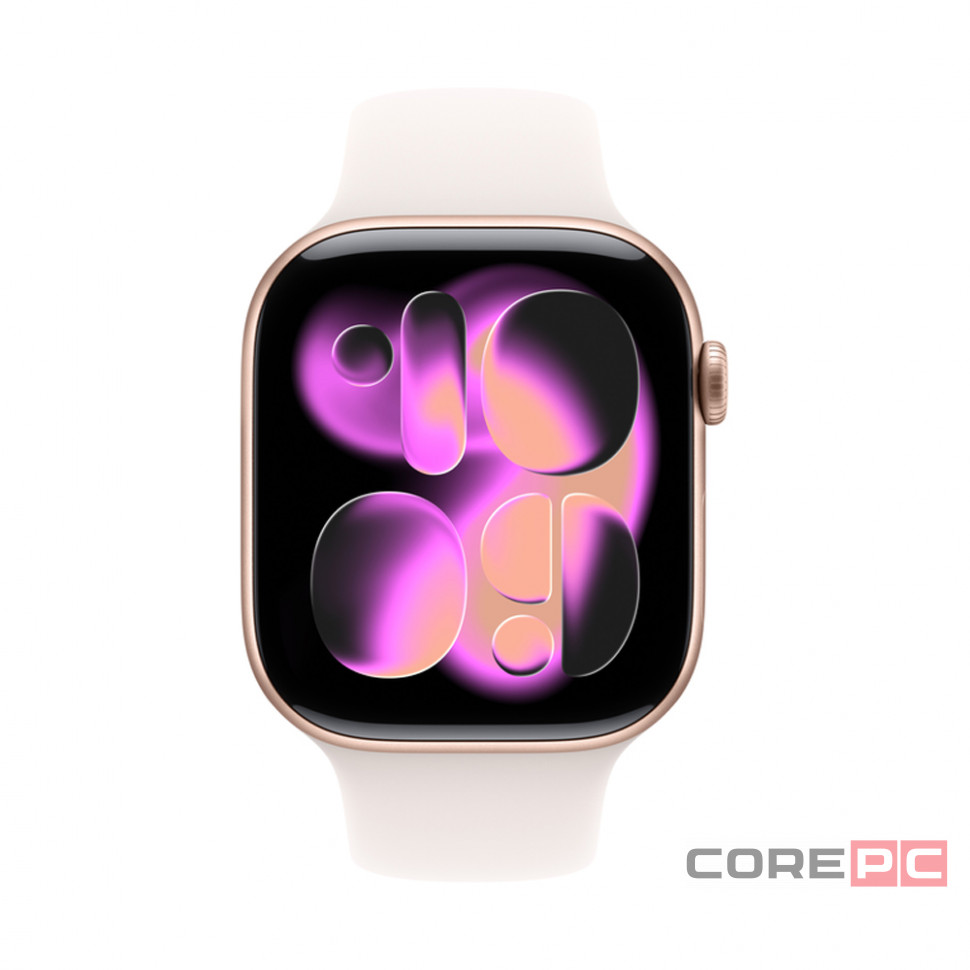 Apple Watch Series 11 46mm Rose Gold Aluminium Case with Light Blush Sport Band (M/L)