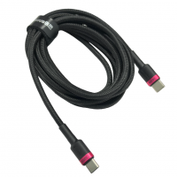 Кабель-зарядка Type-C на Type-C Baseus Cafule Series 100W 2м (P10318306003-01) черно-красный+черный