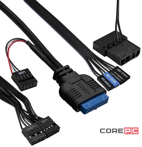 Компьютерный корпус ExeGate mEVO-9302 RGB Black (EX287882RUS)