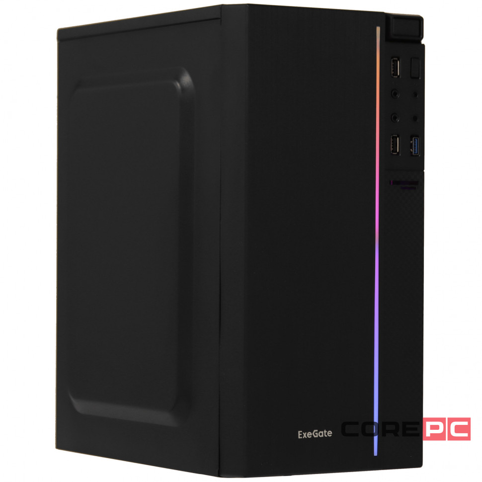 Компьютерный корпус ExeGate mEVO-9302 RGB Black (EX287882RUS)