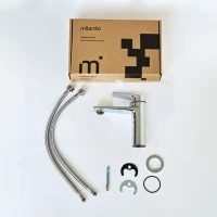 Смеситель для раковины Milardo AZUSB00M01, рычажное управление, цвет хром