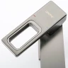 Смеситель для раковины Gappo G1017-9, рычажное управление, цвет оружейная сталь