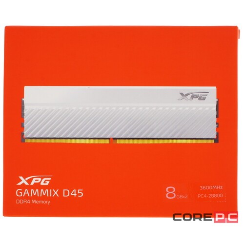 Оперативная память 16 Gb 3600 MHz ADATA XPG GAMMIX D45 (AX4U36008G18I-DCWHD45)