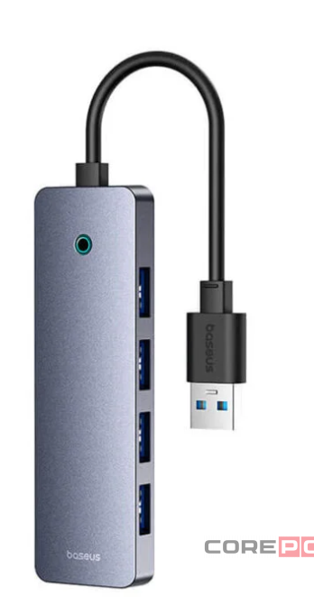 USB- Хаб Baseus UltraJoy Series 4-Port HUB Lite 15cm (USBA to USB3.0*4) B0005280B811-10