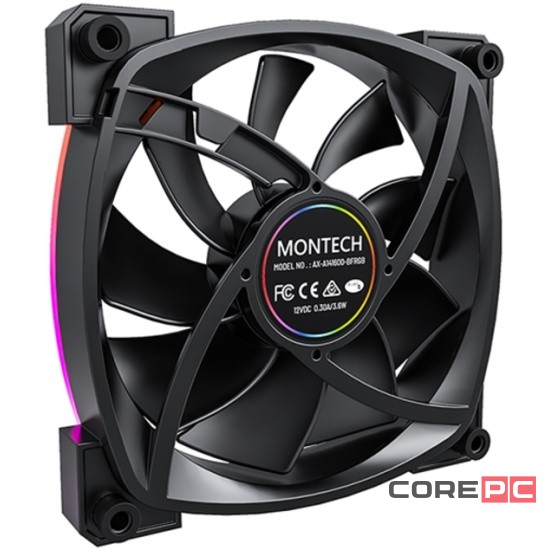 Вентилятор для корпуса Montech AX140 ARGB Black (AX140B) PWM