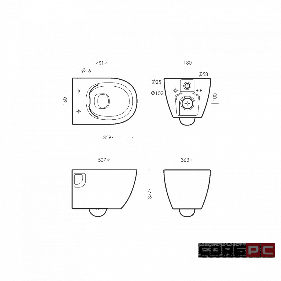 Унитаз подвесной Sanita luxe WC.WH/Art/SlimDM.Rim/WHT.G/S1 безободковый, с сиденьем, микролифт, цвет белый