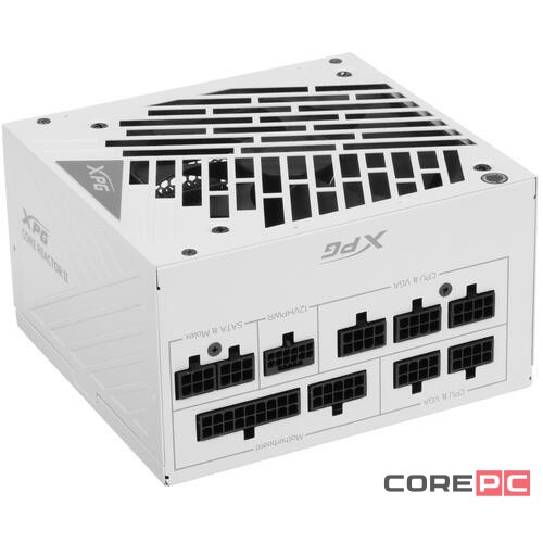 Блок питания ADATA XPG 850W CORE REACTOR II White (COREREACTORII850G-WHCEU) 16 Pin (PCIe 5.0 Connector Cable Details)