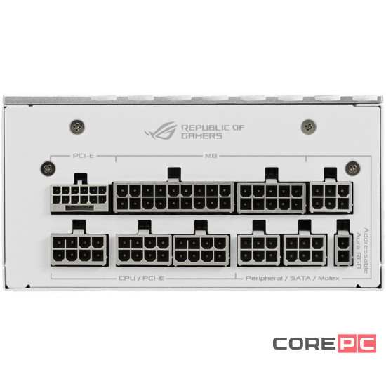 Блок питания ASUS 850W ROG-LOKI-850P-WHITE-SFXL-GAMING RGB White (90YE00N2-B0NA00) 16 Pin (PCIe 5.0 Connector Cable Details)