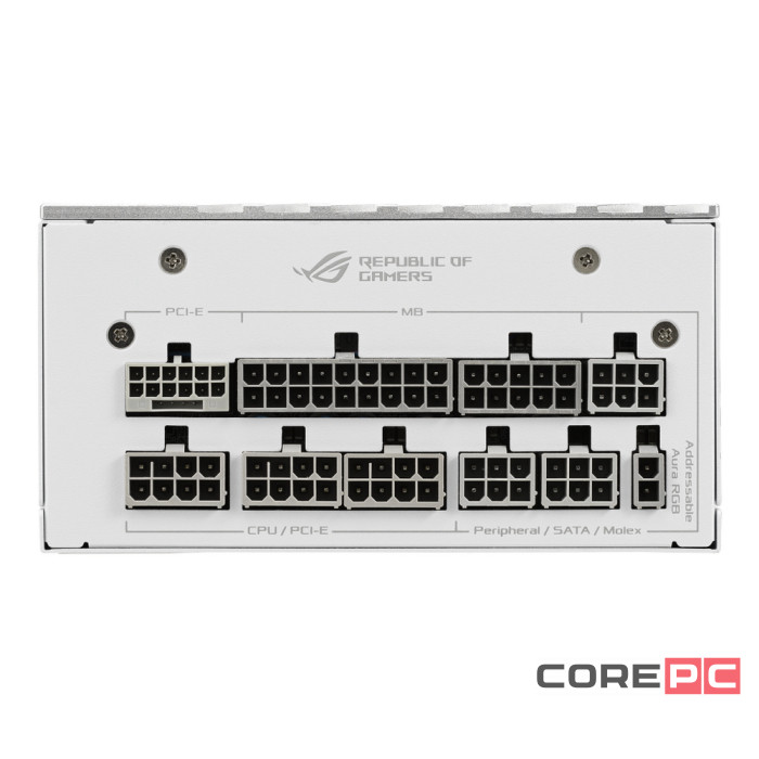 Блок питания ASUS 850W ROG-LOKI-850P-WHITE-SFXL-GAMING RGB White (90YE00N2-B0NA00) 16 Pin (PCIe 5.0 Connector Cable Details)