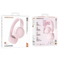 Стереонаушники Полноразмерные Borofone BO32 BT5.4/200mAh/8ч розовые