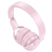 Стереонаушники Полноразмерные Borofone BO32 BT5.4/200mAh/8ч розовые