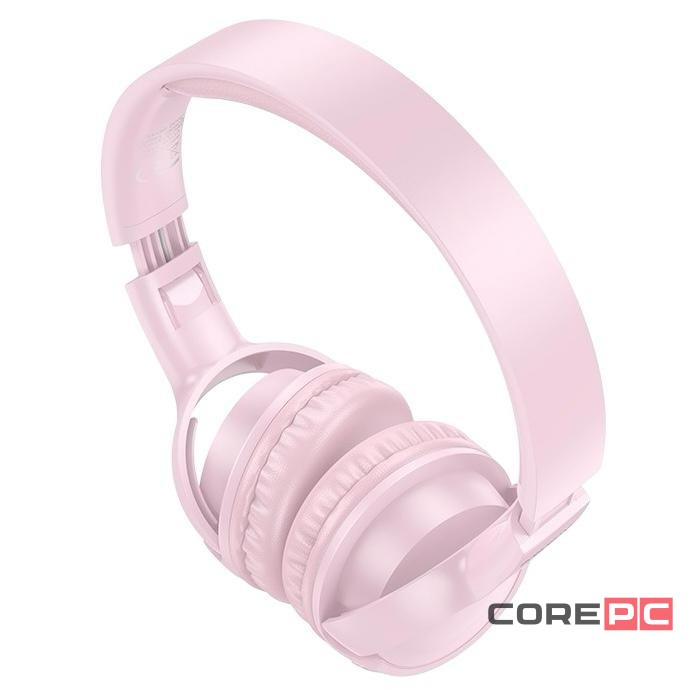 Стереонаушники Полноразмерные Borofone BO32 BT5.4/200mAh/8ч розовые