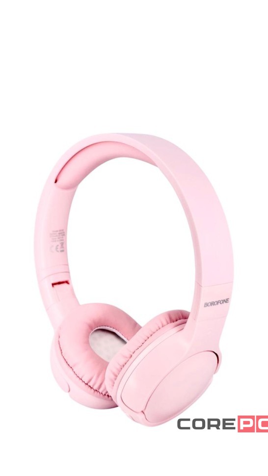 Стереонаушники Полноразмерные Borofone BO32 BT5.4/200mAh/8ч розовые
