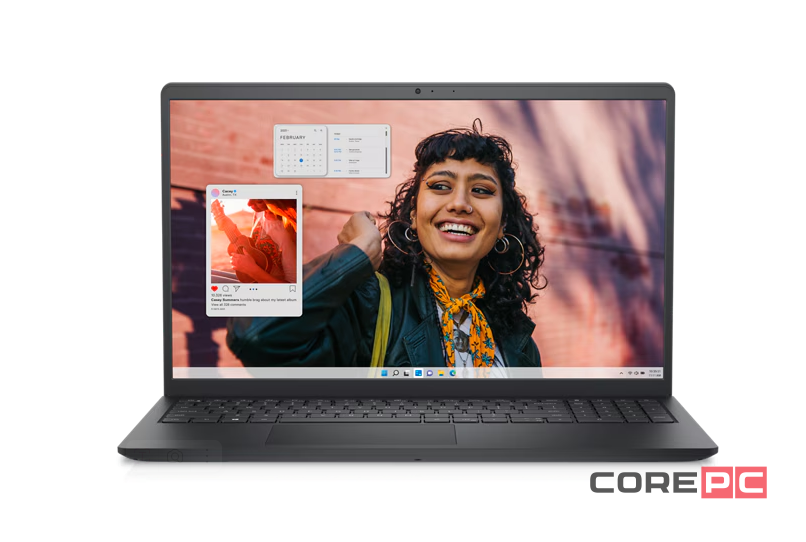 Ноутбук Dell Inspiron 15 3530 (i5-1334U/8GB/512GB SSD/15.6"/1920x1280/Intel Iris Xe/Windows 11 Pro) Черный