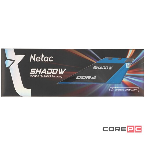 Оперативная память 8 Gb 3200 MHz NETAC SHADOW Blue (NTSDD4P32SP-08B)