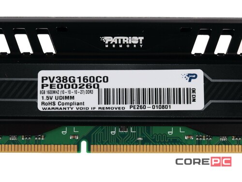 Оперативная память 8 Gb 1600 MHz PATRIOT VIPER 3 (PV38G160C0)