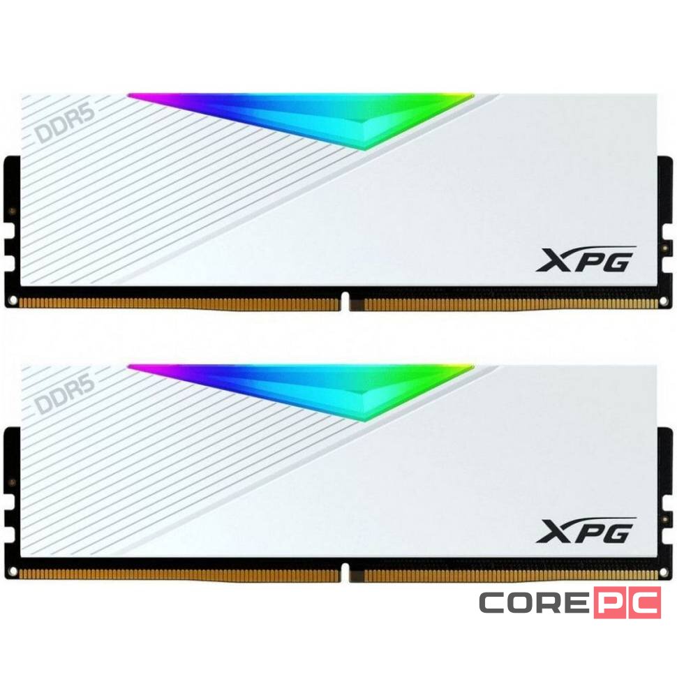 Оперативная память 32 Gb 6800 MHz ADATA XPG LANCER RGB White (AX5U6800C3416G-DCLARWH)