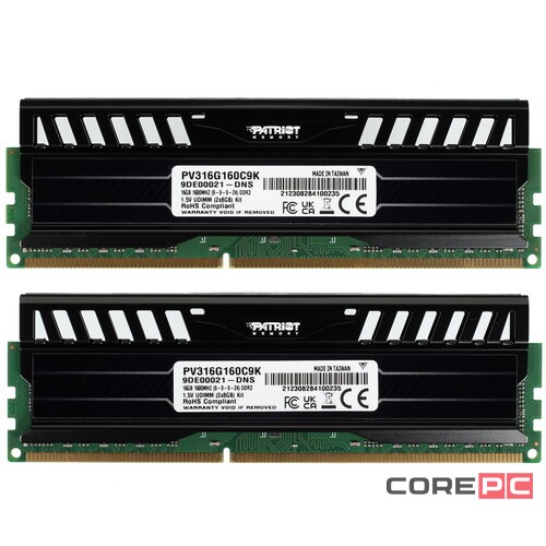 Оперативная память 16 Gb 1600 MHz PATRIOT VIPER 3 (PV316G160C9K)