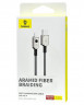 Usb Кабель-зарядка Lightning Baseus Unbreakable 2.4A 1м (P10355802221-00) stellar white