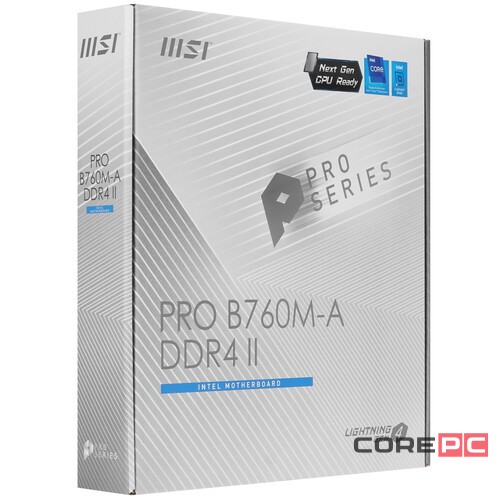 Материнская плата MSI PRO B760M-A DDR4 II