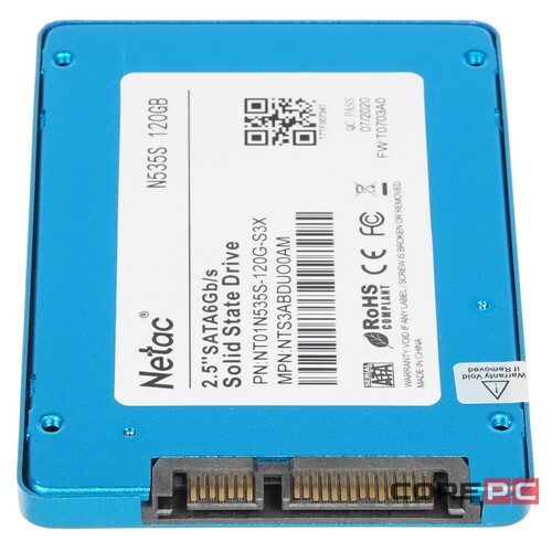 Твердотельный накопитель NETAC 120 Gb (NT01N535S-120G-S3X)