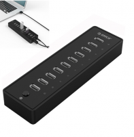 USB-хаб Orico P10-U2-V1-BK-BP USB2.0x10 черный