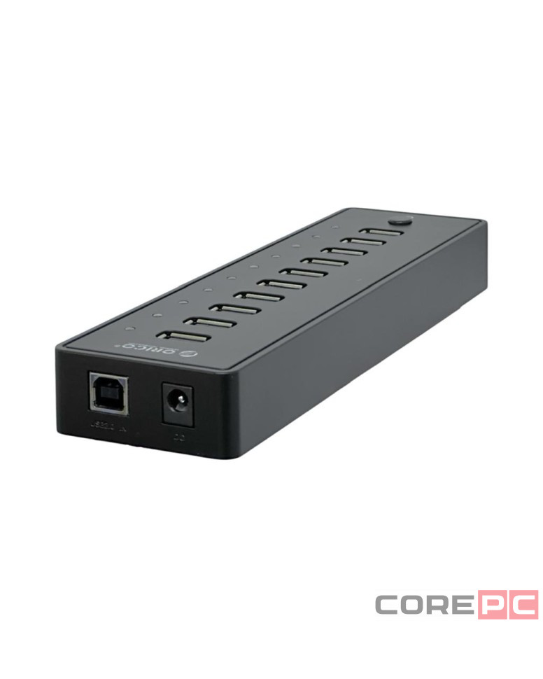 USB-хаб Orico P10-U2-V1-BK-BP USB2.0x10 черный