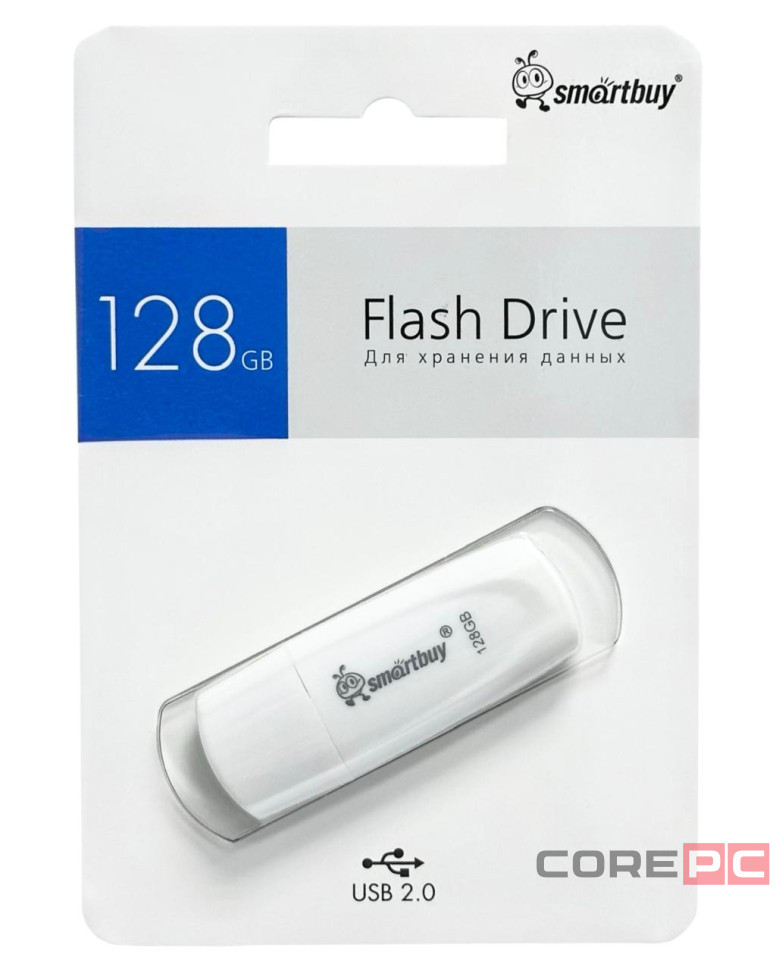 USB флеш накопитель SmartBuy 128GB Scout (SB128GB2SCW) белый