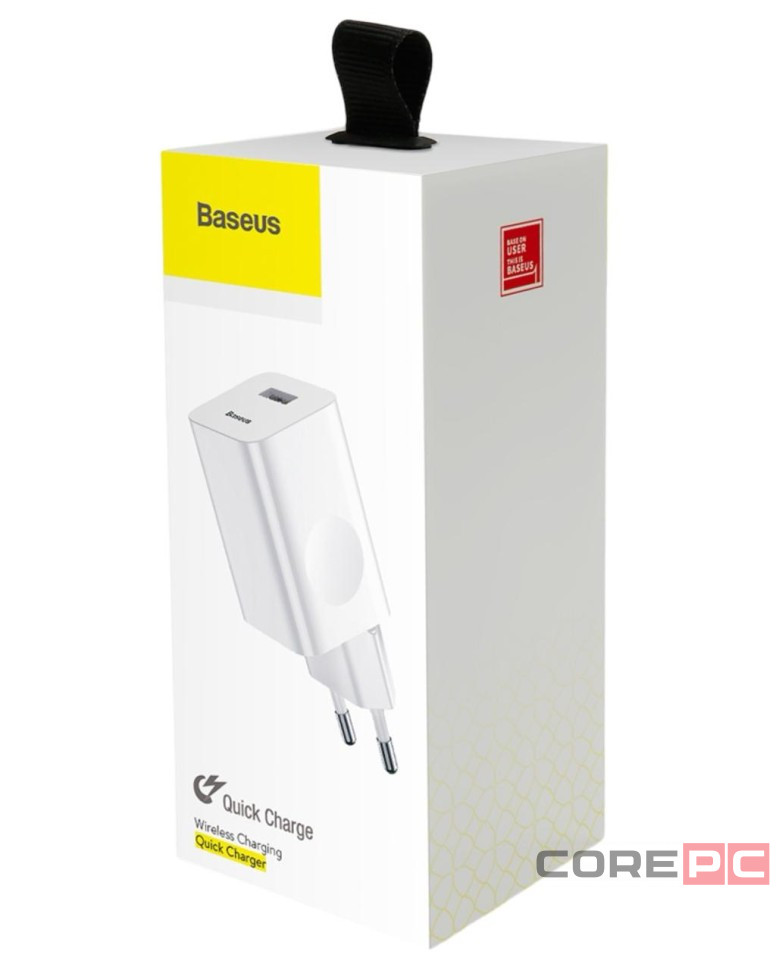 Сетевое зар. устр. Baseus Charging Quick 1USB 3A 24W CCALL-BX02 белое