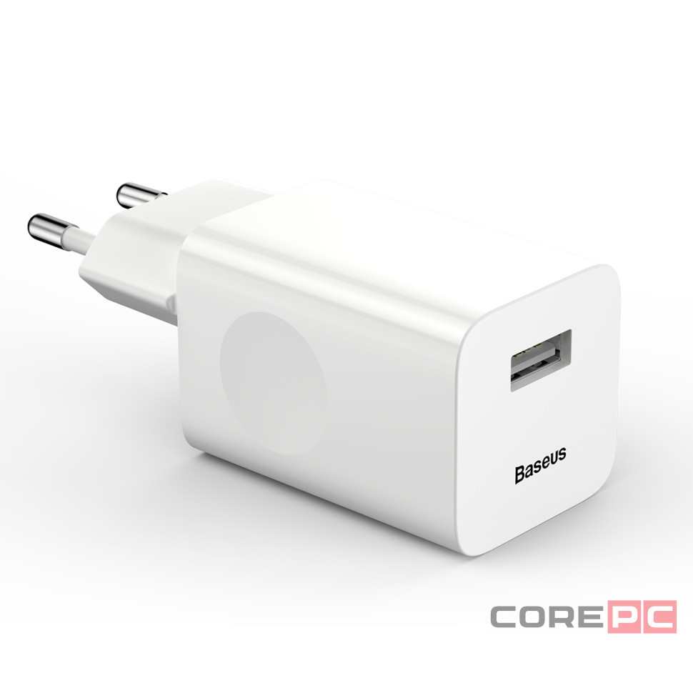 Сетевое зар. устр. Baseus Charging Quick 1USB 3A 24W CCALL-BX02 белое