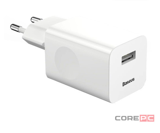 Сетевое зар. устр. Baseus Charging Quick 1USB 3A 24W CCALL-BX02 белое