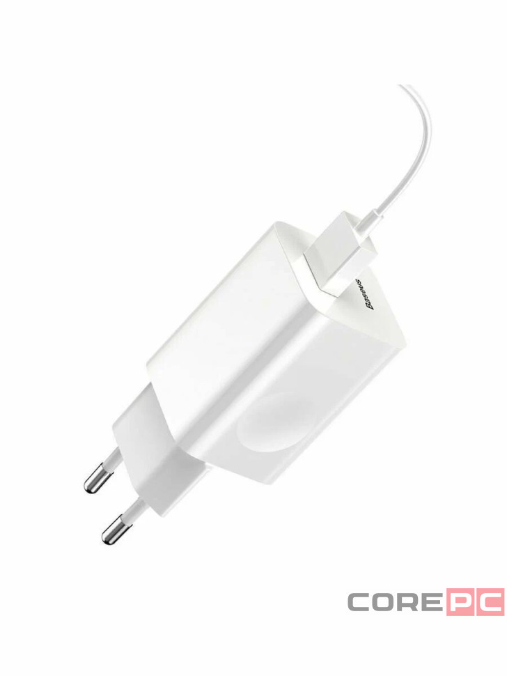 Сетевое зар. устр. Baseus Charging Quick 1USB 3A 24W CCALL-BX02 белое