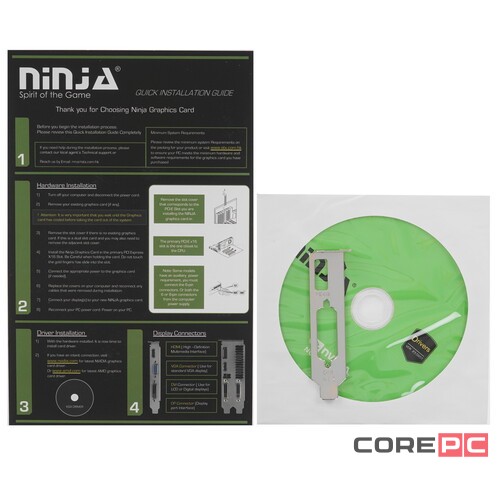 Видеокарта Sinotex Ninja (NF103FG44F) GeForce GT 1030 4GB