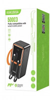 Powerbank Kakusiga KSC-1090 50000mAh 4USB/2Type-C черный