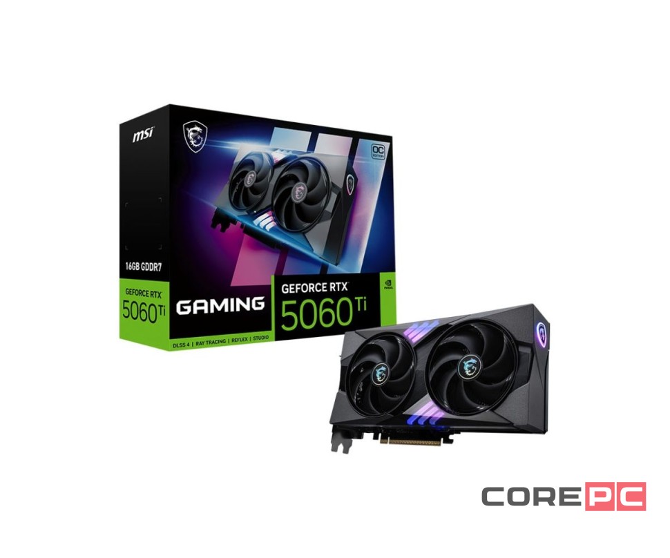 Видеокарта MSI (G506T-16GC) GeForce RTX 5060 Ti 16G GAMING OC