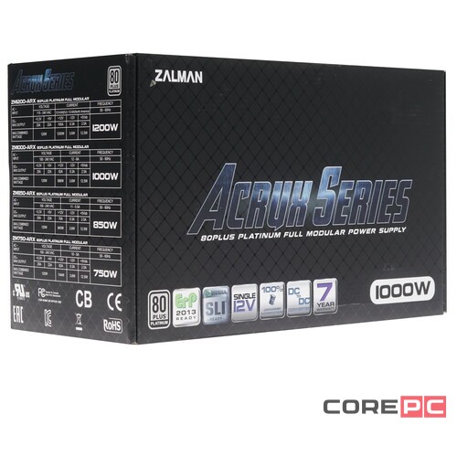Блок питания Zalman 1000W ZM1000-ARX