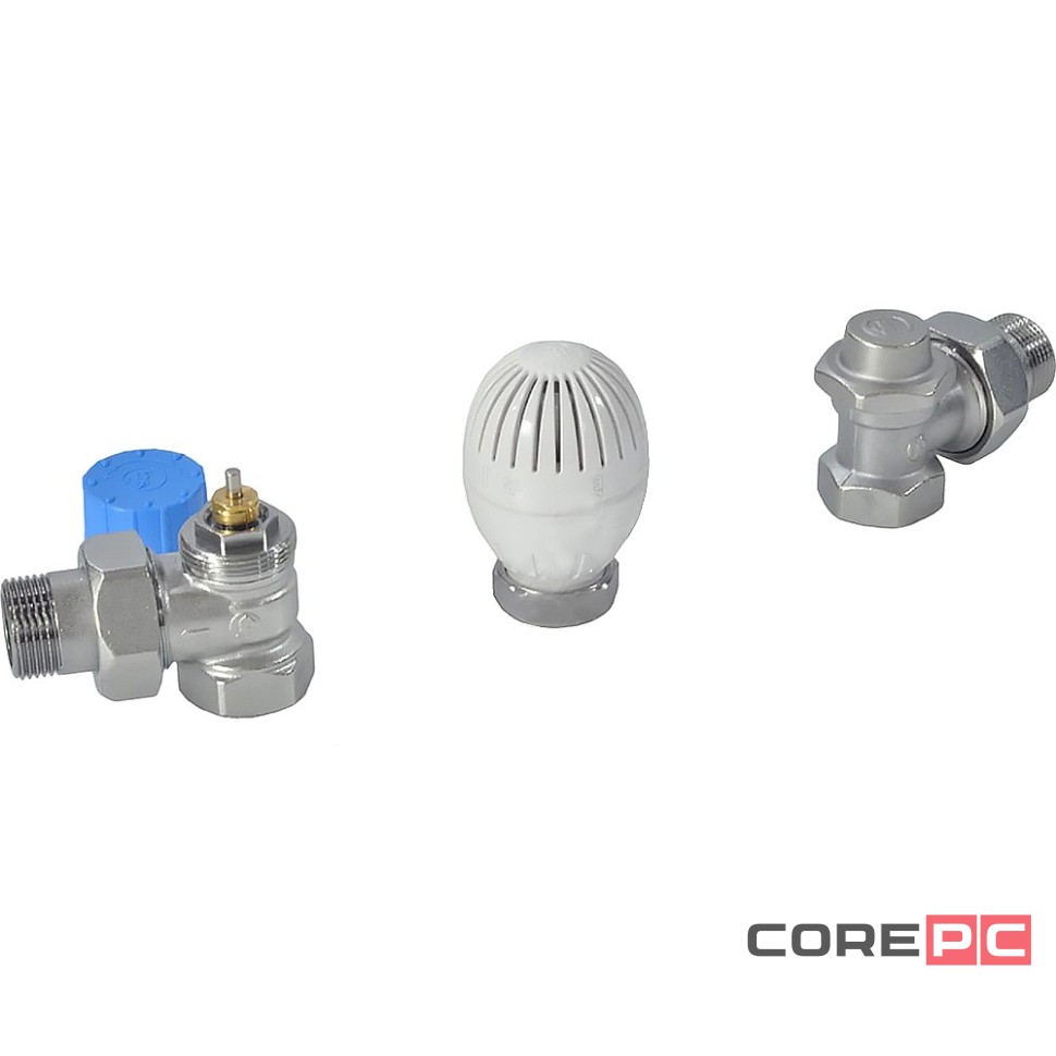 Комплект термостатический Giacomini с увеличенным проходом 3/4quot; угловой, R470FX054