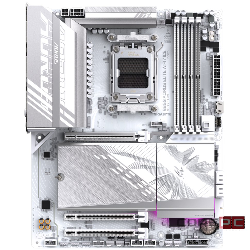 Материнская плата Gigabyte B850 AORUS ELITE WIFI7 ICE