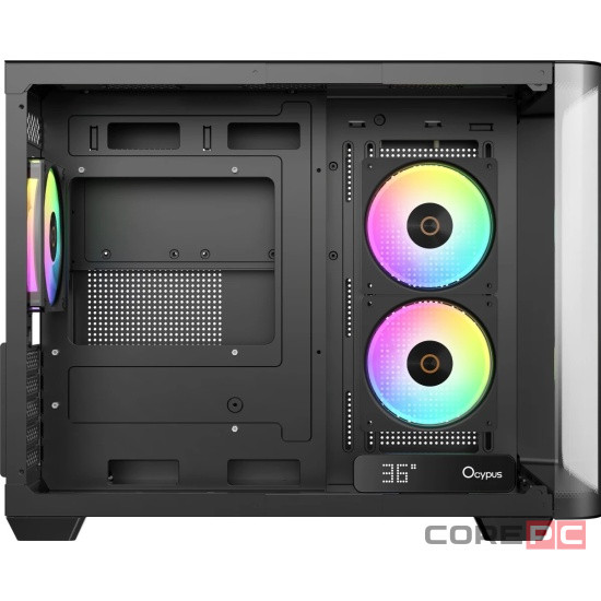 Компьютерный корпус Ocypus Iota C50 BK Curve Glass ARGB Digital TG Black (Iota-C50-BKD300CD-GL)