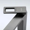 Смеситель для раковины Gappo G1017-92, рычажное управление, цвет оружейная сталь