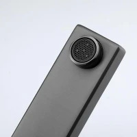 Смеситель для раковины Gappo G1017-92, рычажное управление, цвет оружейная сталь